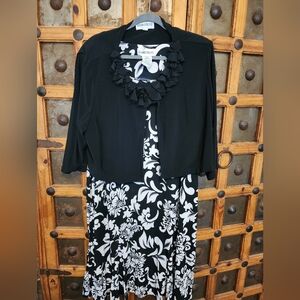 Danny & Nicole Plus Dress with Jacket 24W